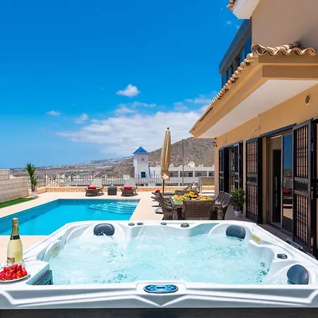 Villa Torviscas Sunset 4 With Air-conditioning & Private Jacuzzi Costa Adeje